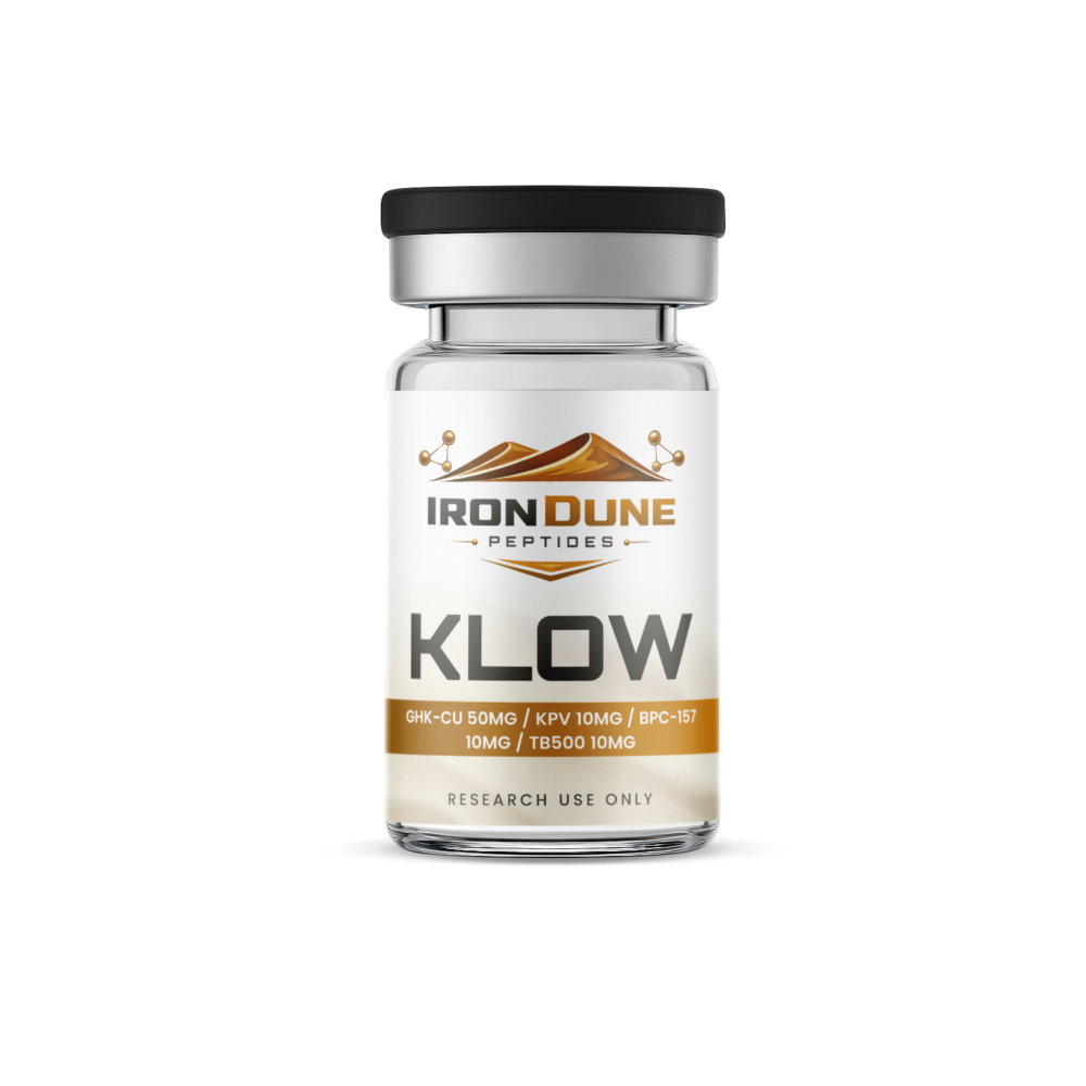 KLOW - GHK-Cu (50mg) / KPV (10mg) / BPC-157 (10mg) / TB500 (10mg)